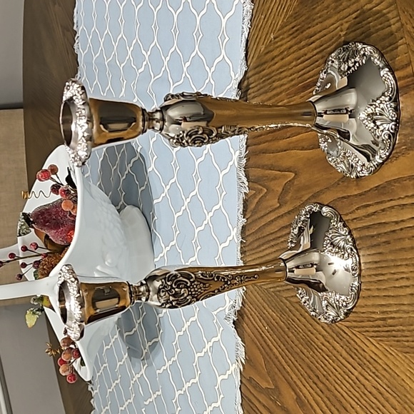 Godinger Candles  Holder Set (2) - Picture 7 of 12